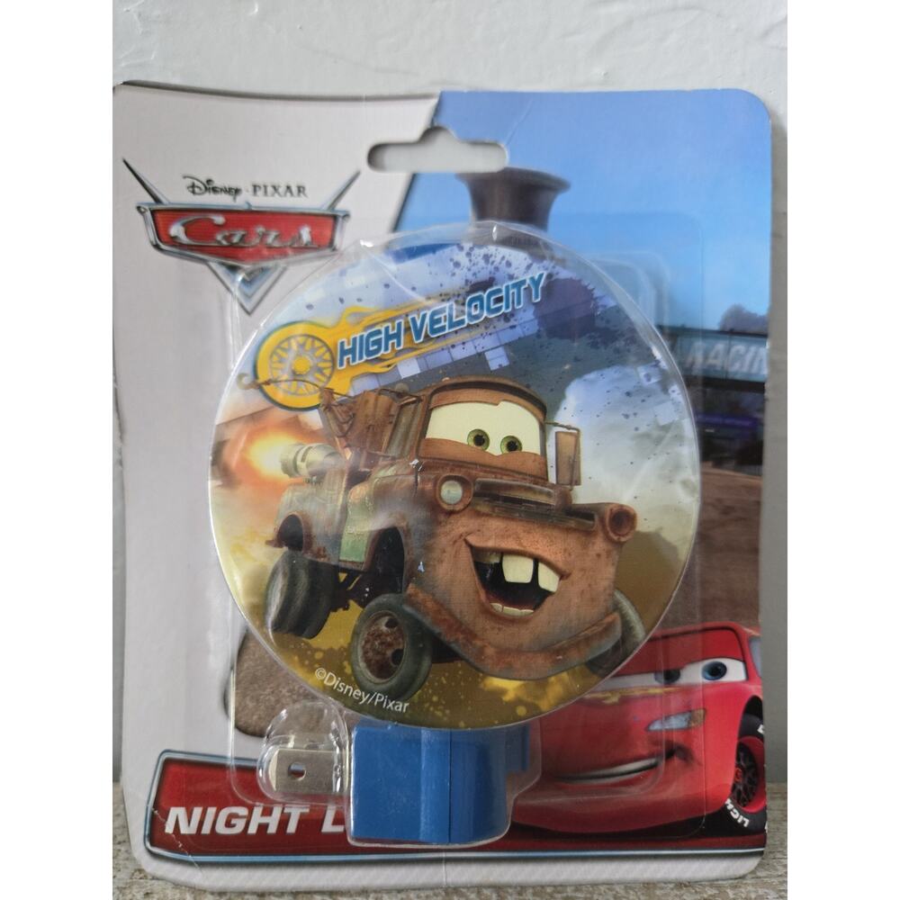 Children's Night Light Disney Pixar Cars Tow Mater High Velocity Collectible